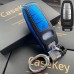Силиконовый чехол для ключа Audi (Синий)