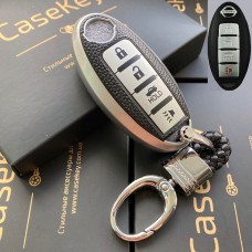Силиконовый чехол для ключа Nissan (Черный)