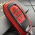 Силиконовый чехол для ключа Audi (Красный)