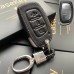 Кожаный чехол для ключа Hyundai (Черный)