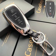 Металлический чехол + брелок Chevrolet (Черный)