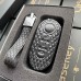 Кожаный чехол для ключа Fiat (Черный)