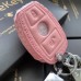 Кожаный чехол для ключа Mercedes (Розовый)