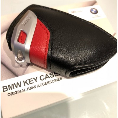Кожаный чехол для ключа BMW (Черный)