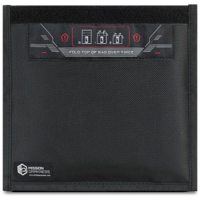 Экранирующий чехол для телефона Mission Darkness Faraday Bag на липучке